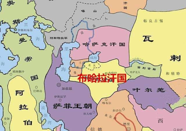蒙古帝国君王谱布哈拉汗国上