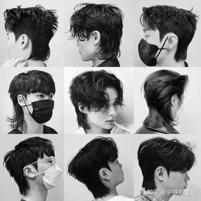 超帅鲻鱼狼尾发,型男必剪发型! - 知乎
