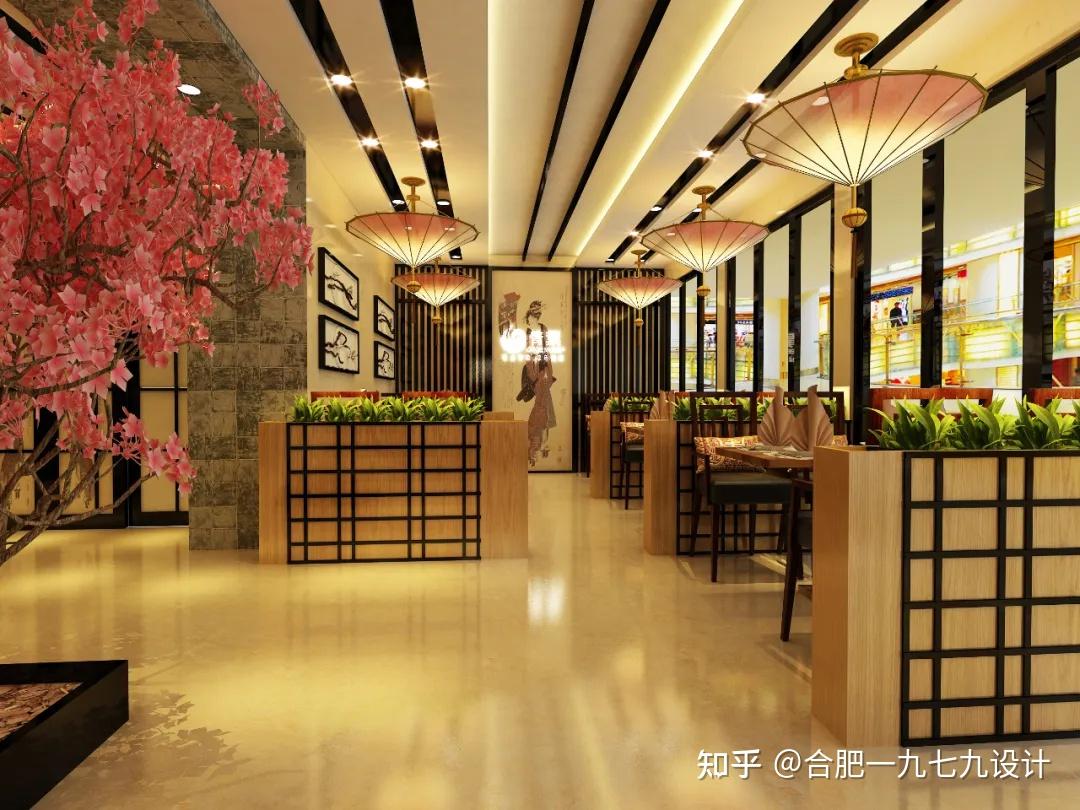 300平餐饮空间装修设计：雕琢雅致空间 - 知乎
