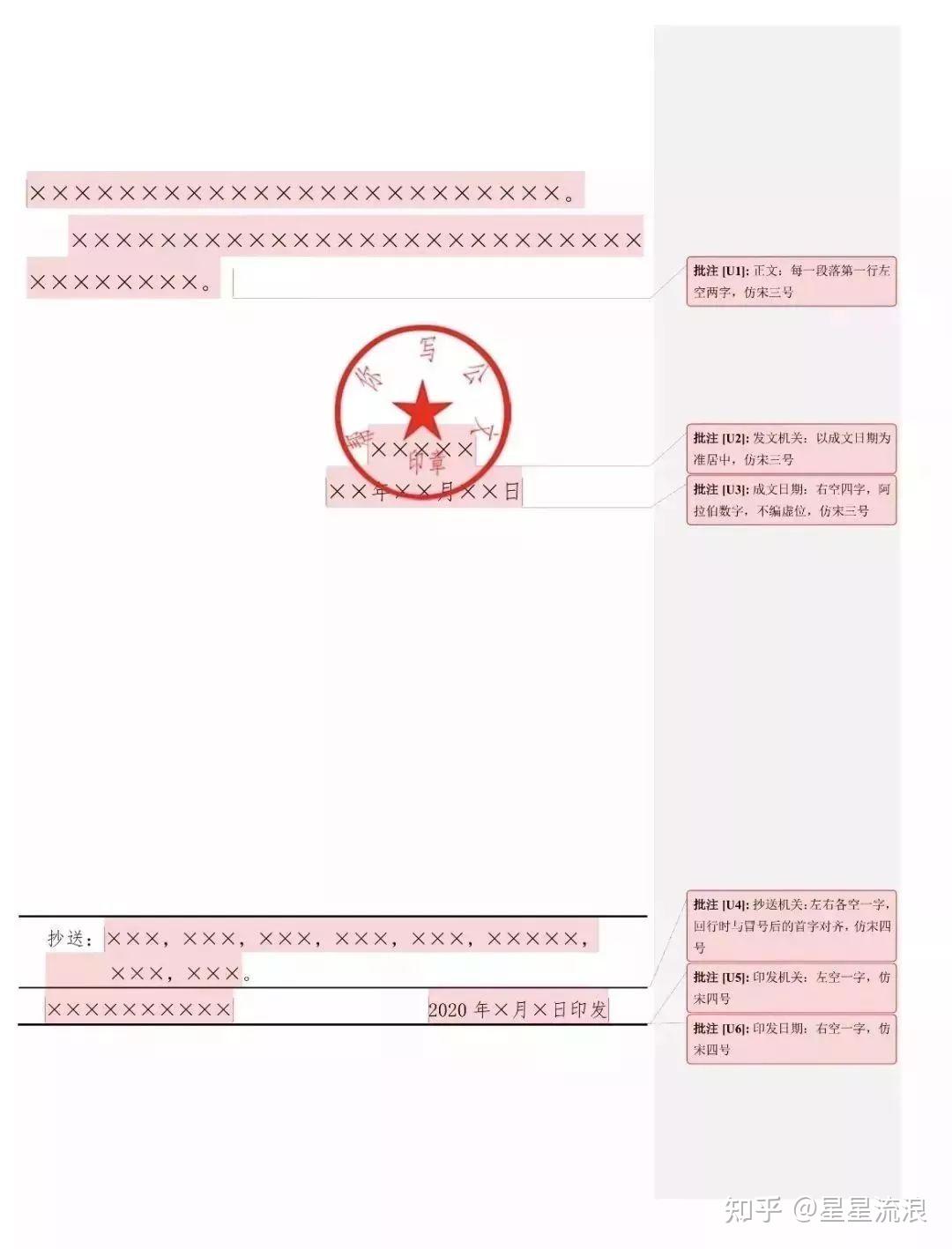 最权威的公文写作格式,还有示例图 - 知乎