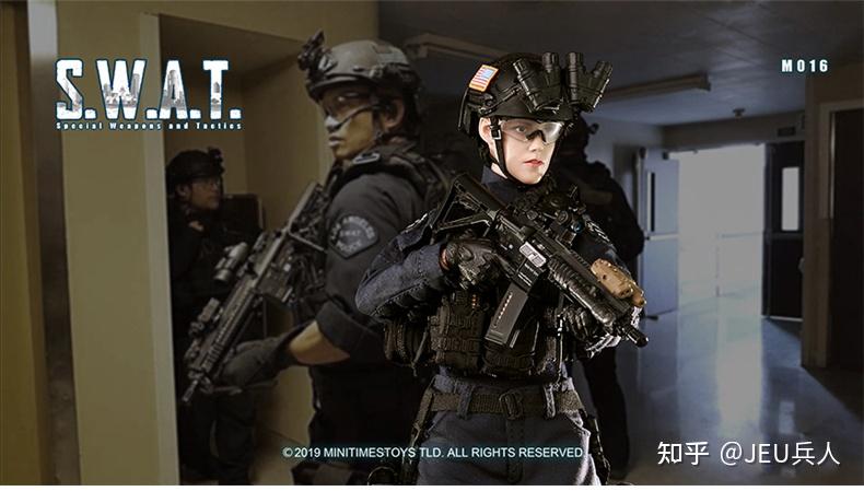 Minitimes洛杉矶女警LAPD模型M016美军女兵人男礼物手办- 知乎