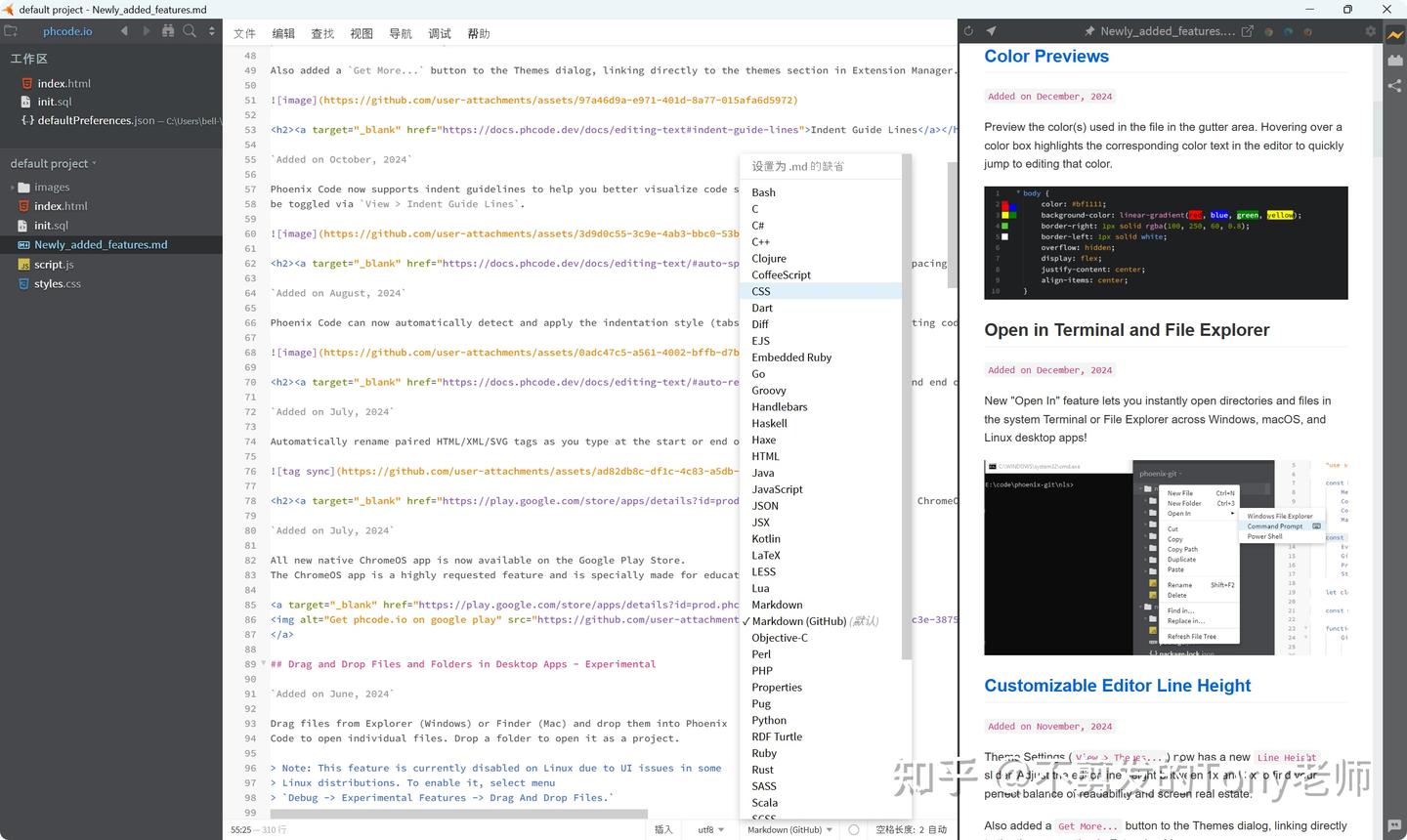 Phoenix Code：一款专为Web开发打造的开源文本编辑器- 知乎