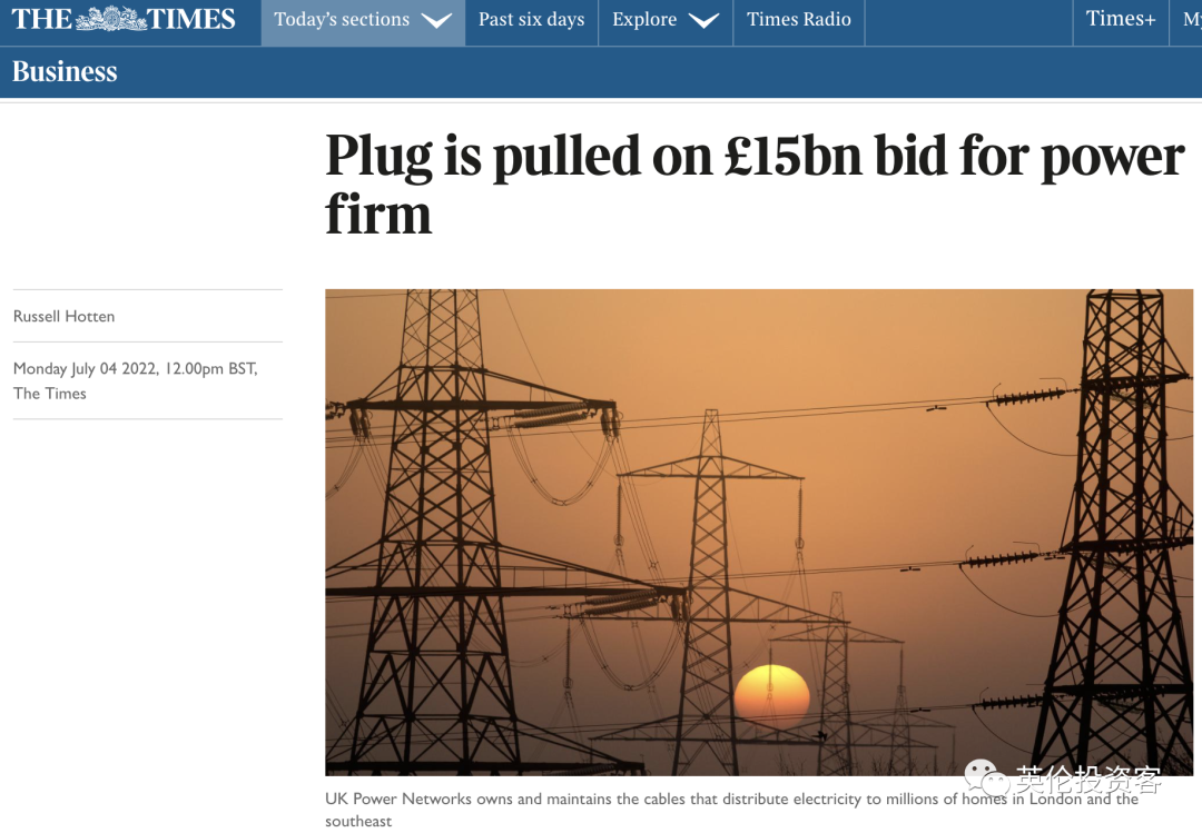 最后一刻提价！李嘉诚家族拒绝150亿镑出售英国最大电力公司- 知乎