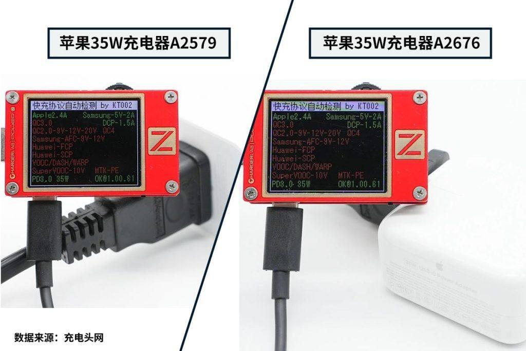 一文看懂苹果A2579、A2676两款35W双C口充电器区别 - 知乎