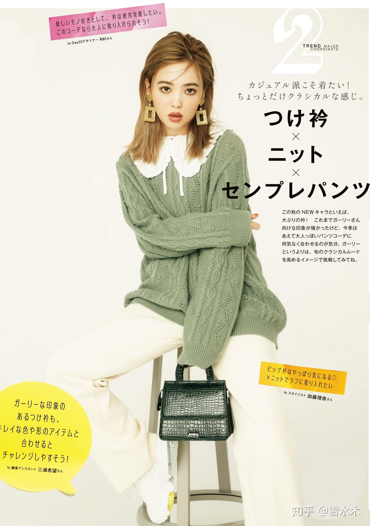 日本杂志vivi模特藤田ニコル演绎8款时尚秋冬搭配被编辑称为今秋最易
