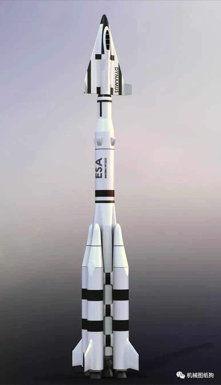 【飞行模型】esa火箭简易3d数模图纸 step格式 - 知乎