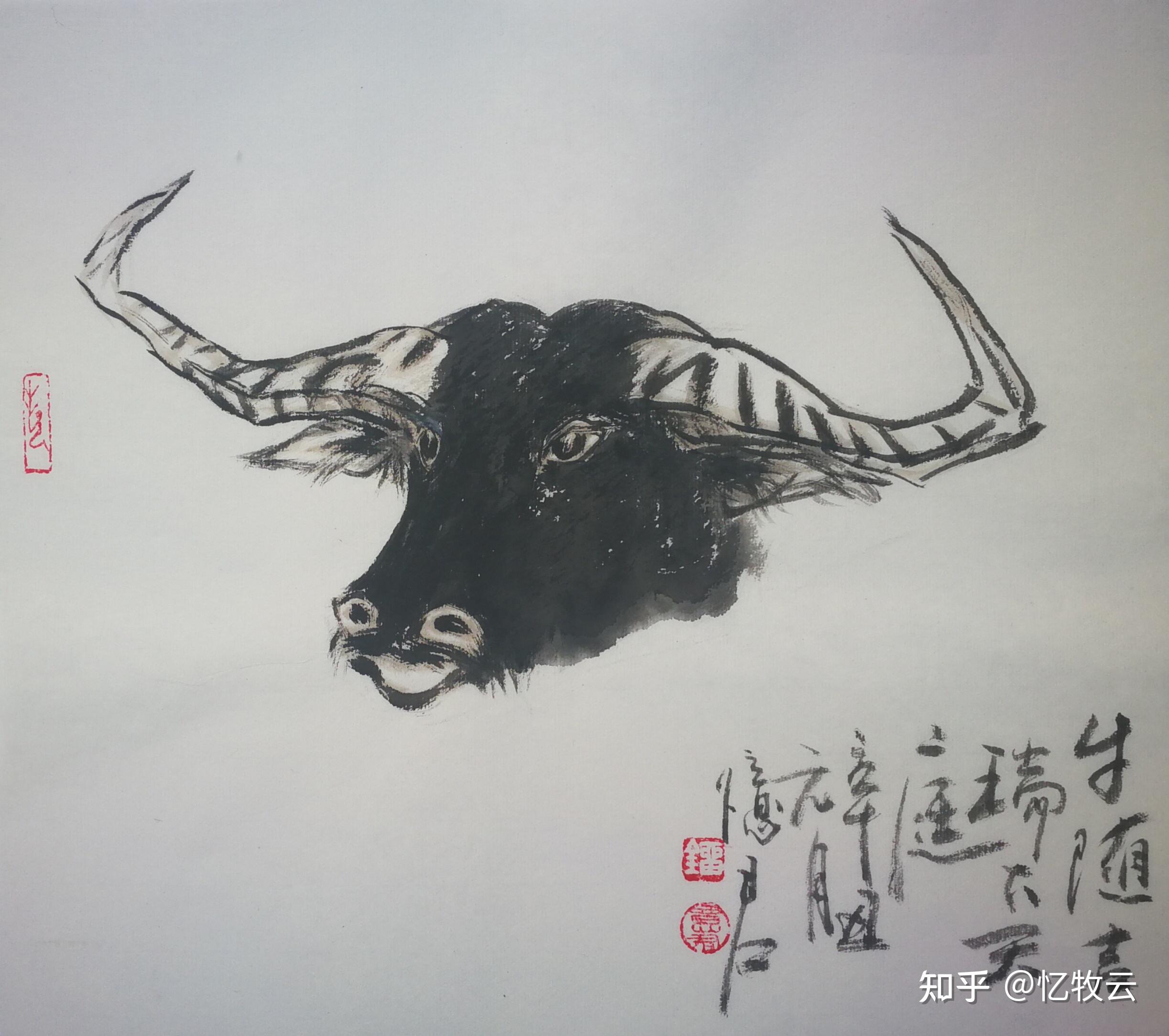 牧牛61墨牛——忆君先生牛之小评61小品