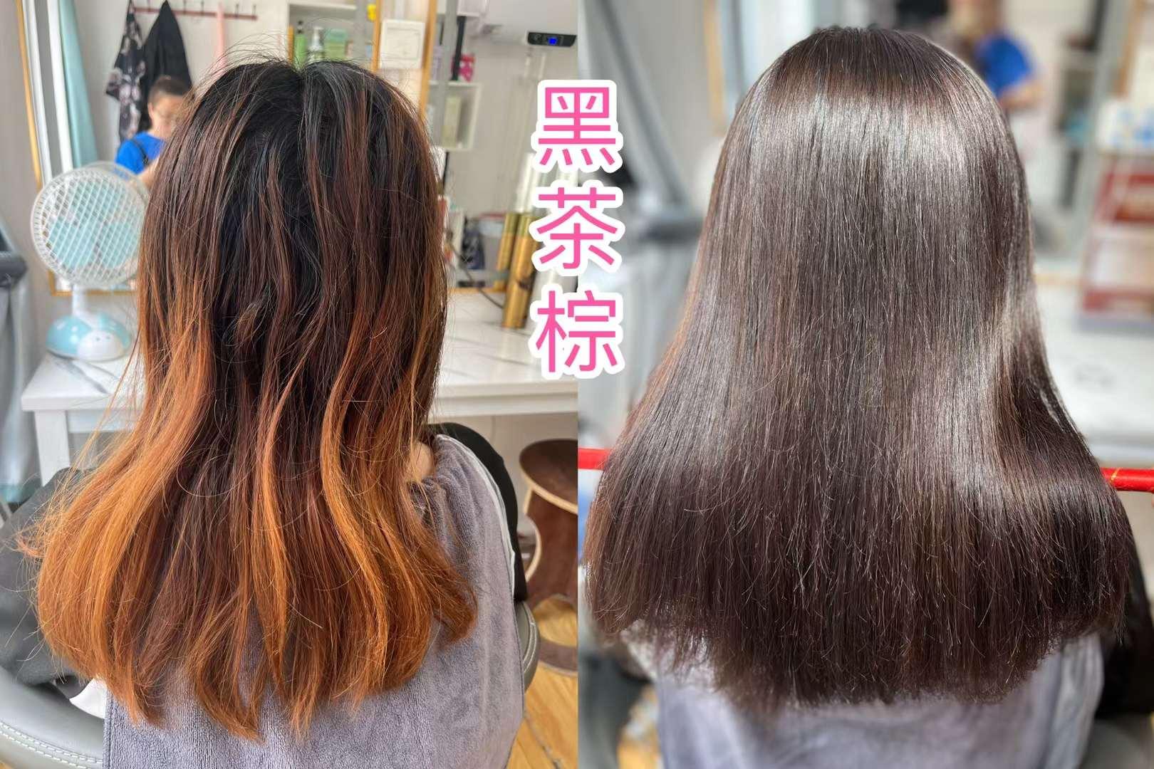 染头发 黑头发长出来可以染上次染的颜色吗? - 知乎