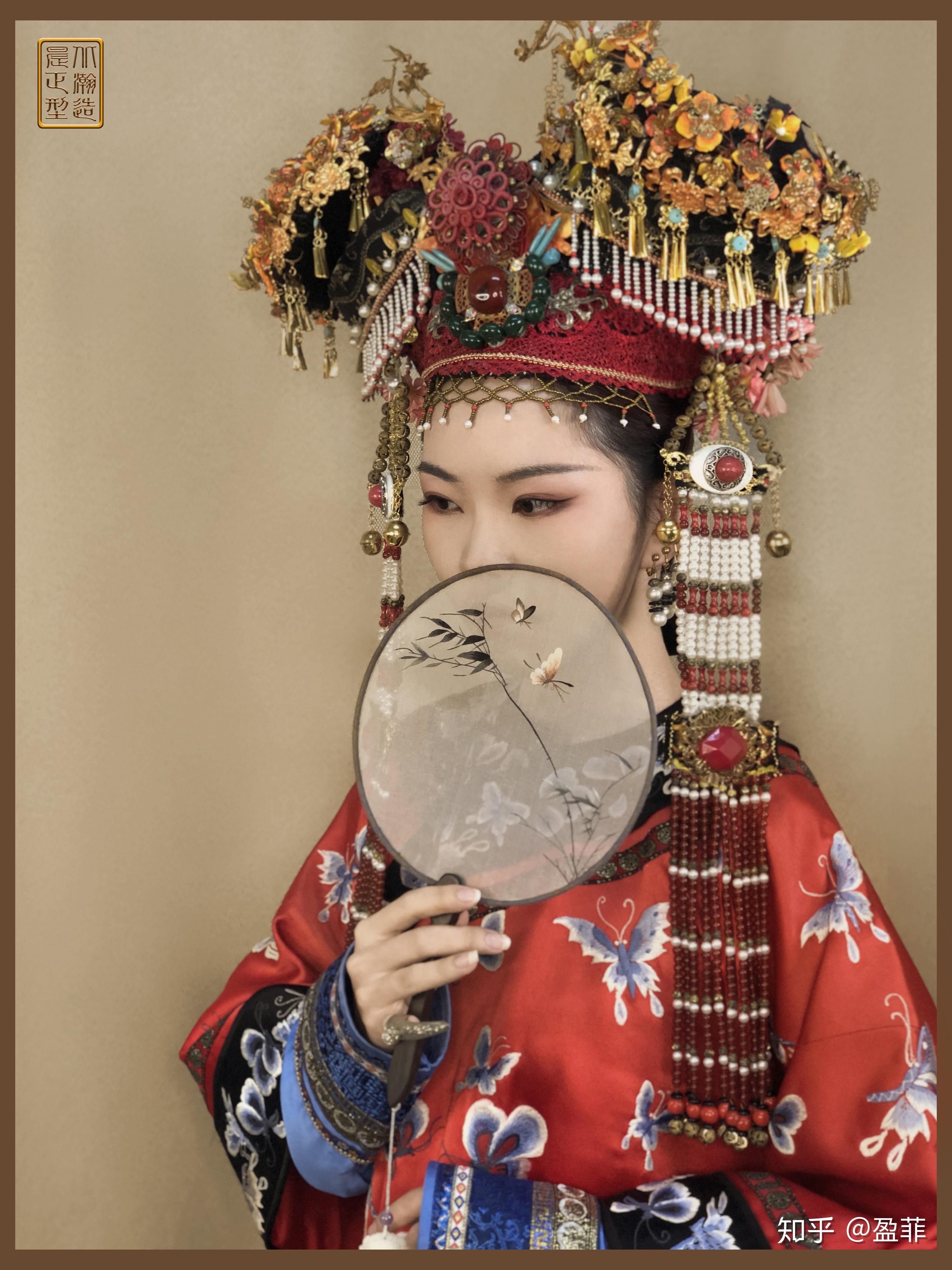 瀚正纯手工制作清末民初挑杆钿子