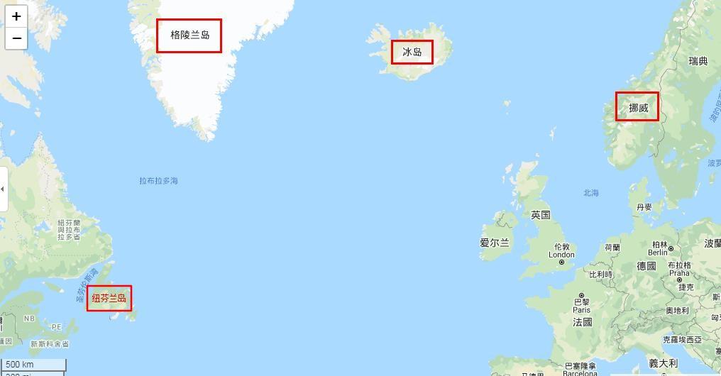 虽然从挪威到纽芬兰非常遥远,但当时的北欧人四海为家,很多都在冰岛和