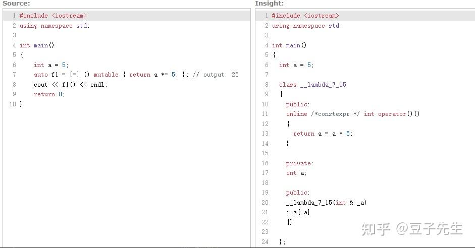 C++ lambda 表达式 - 知乎