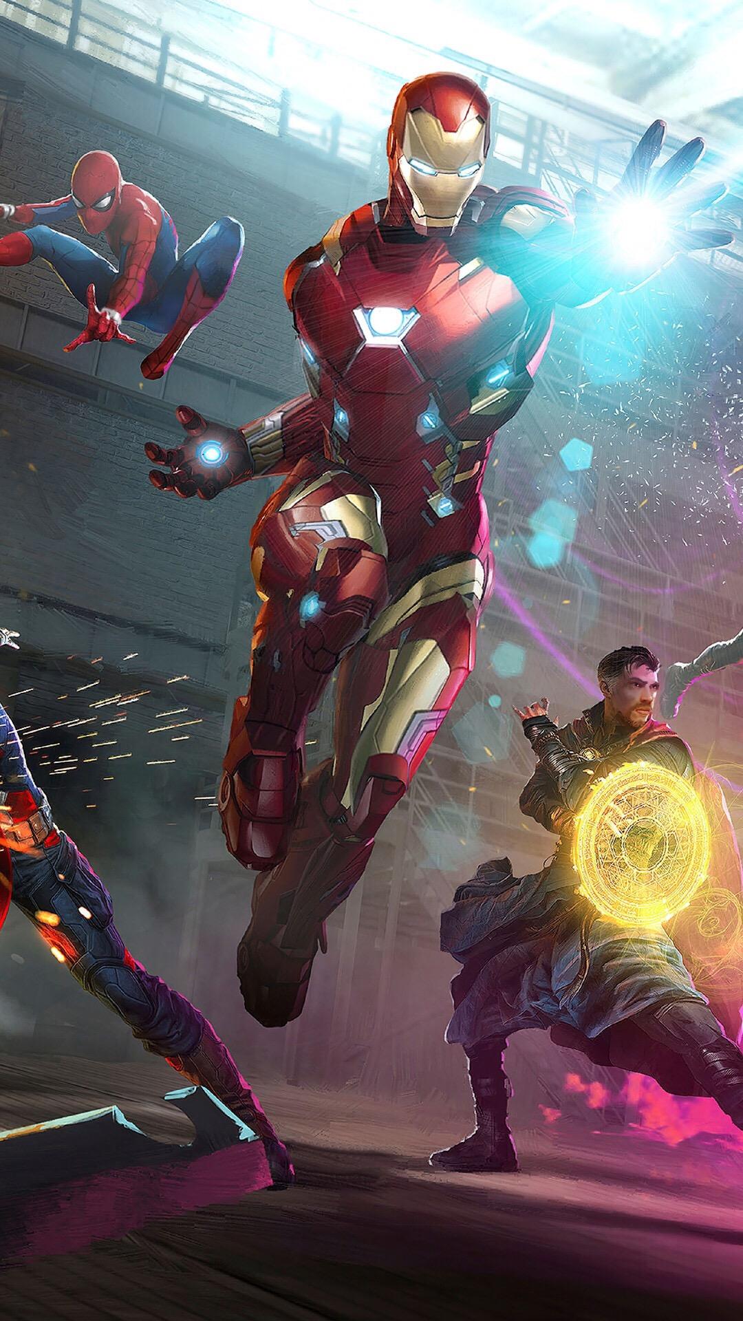 有没有适合做手机壁纸的复联图呀