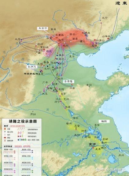 姚廣孝審時度勢,建議朱棣繞過濟南,採取大迂迴大縱深大包圍戰略,直取