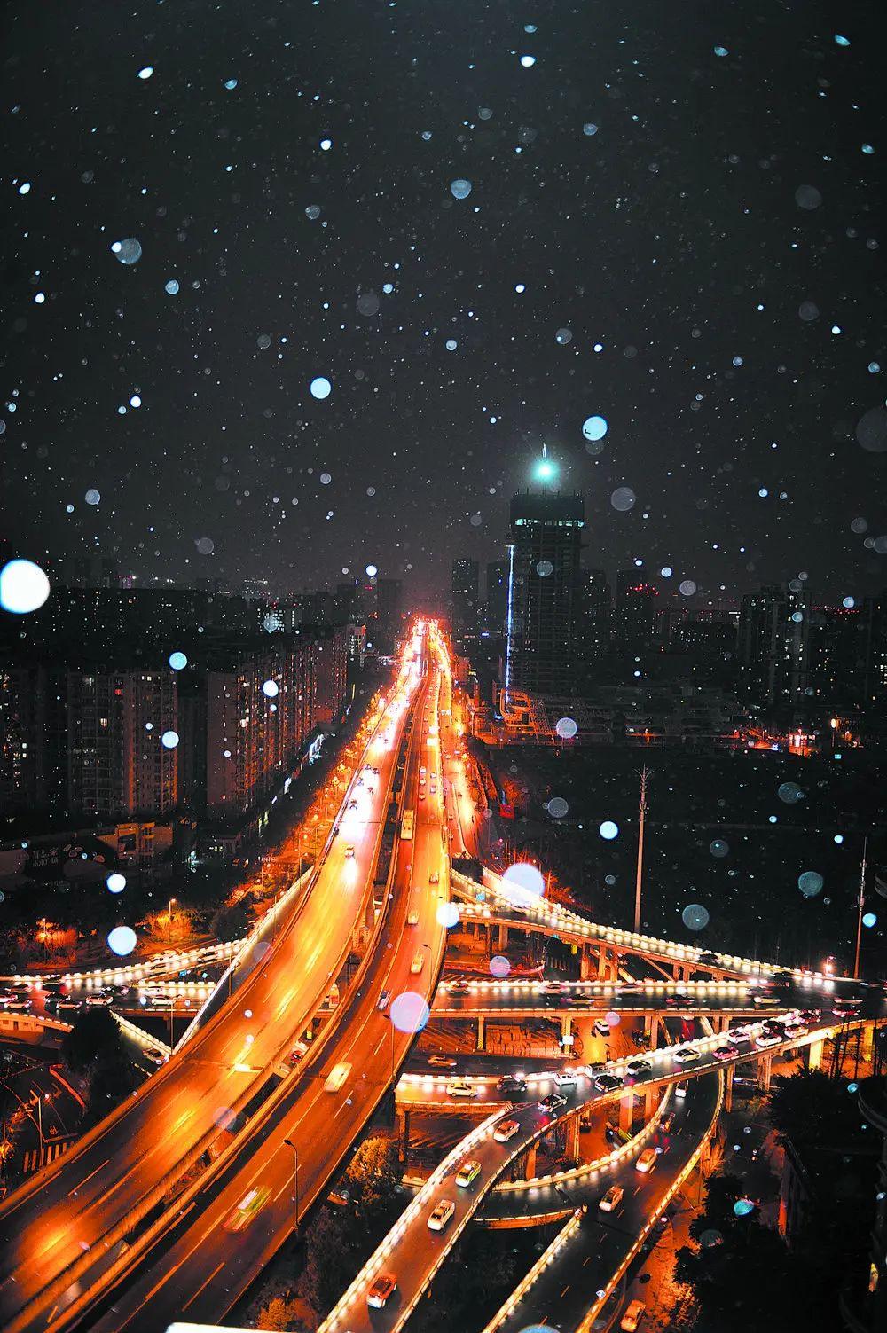 100张成都雪景图第一张我就心动了