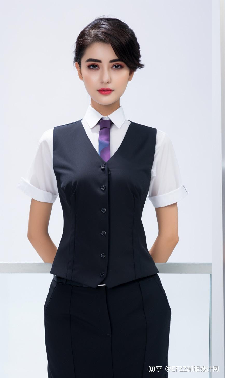 银行制服如何根据不同的企业形象进行设计 银行客服经理夏装工作服是