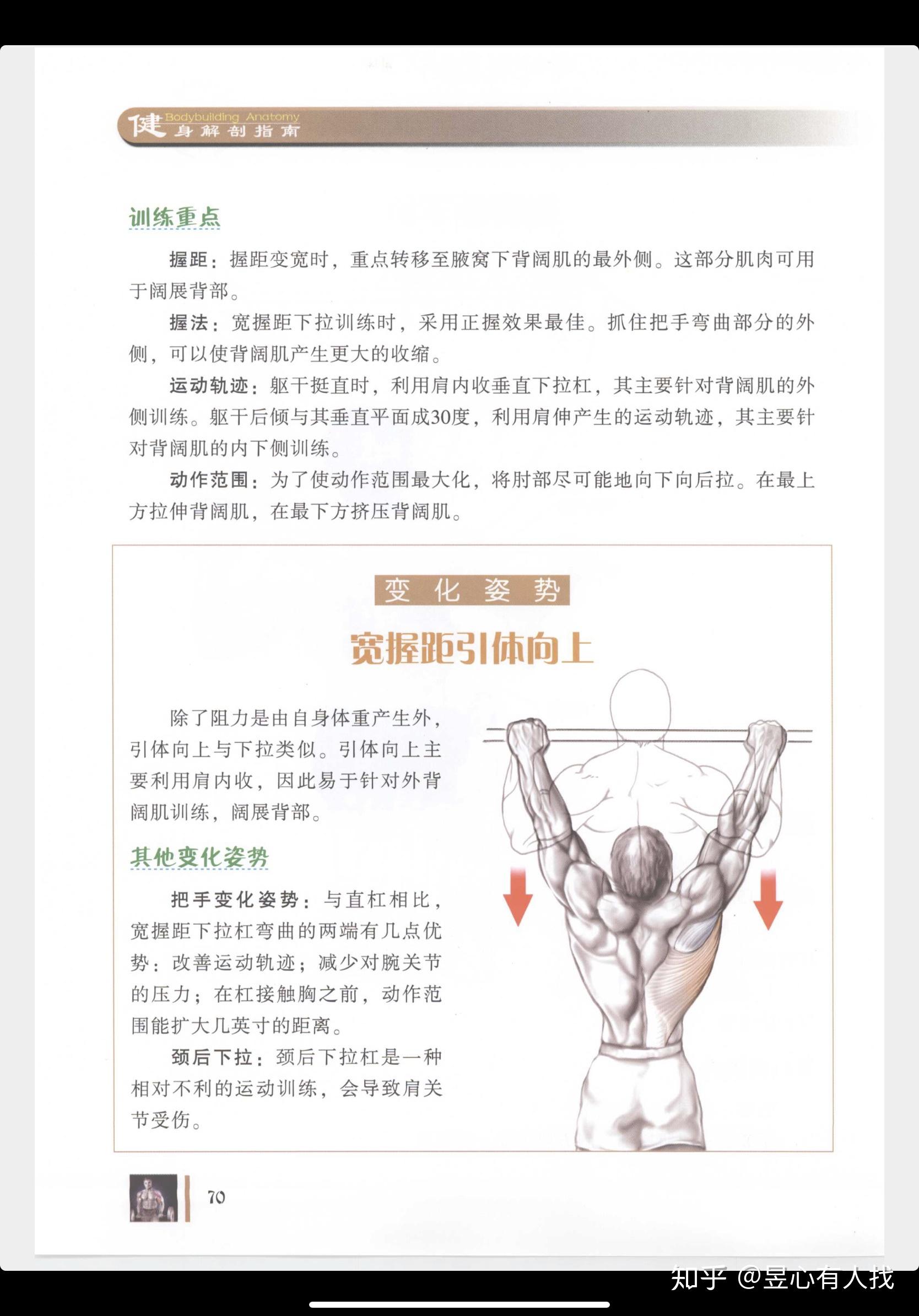 引体向上所利用的肌肉,以及锻炼方法是什么?