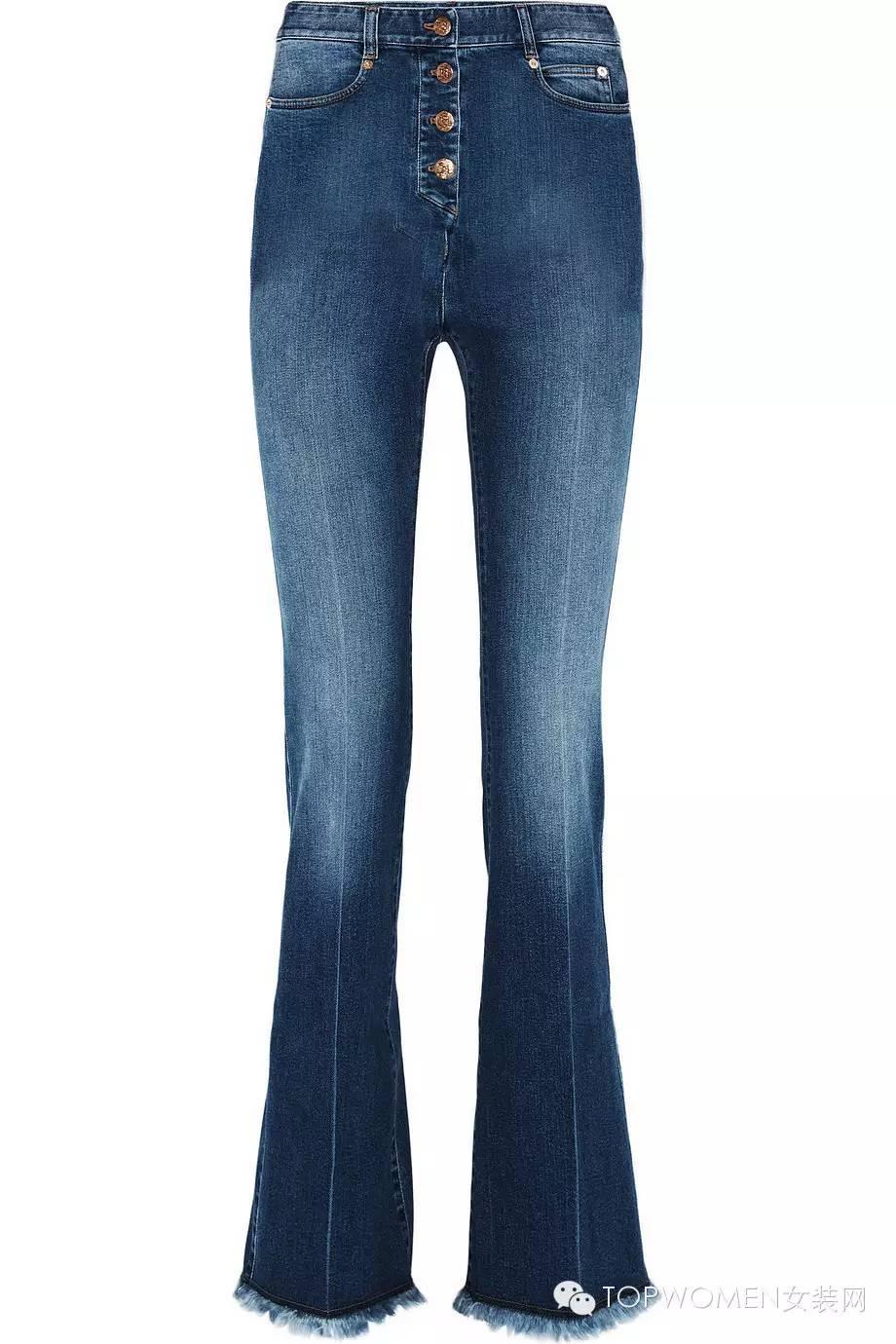 高腰牛仔裤帮你告别“圆柱民”