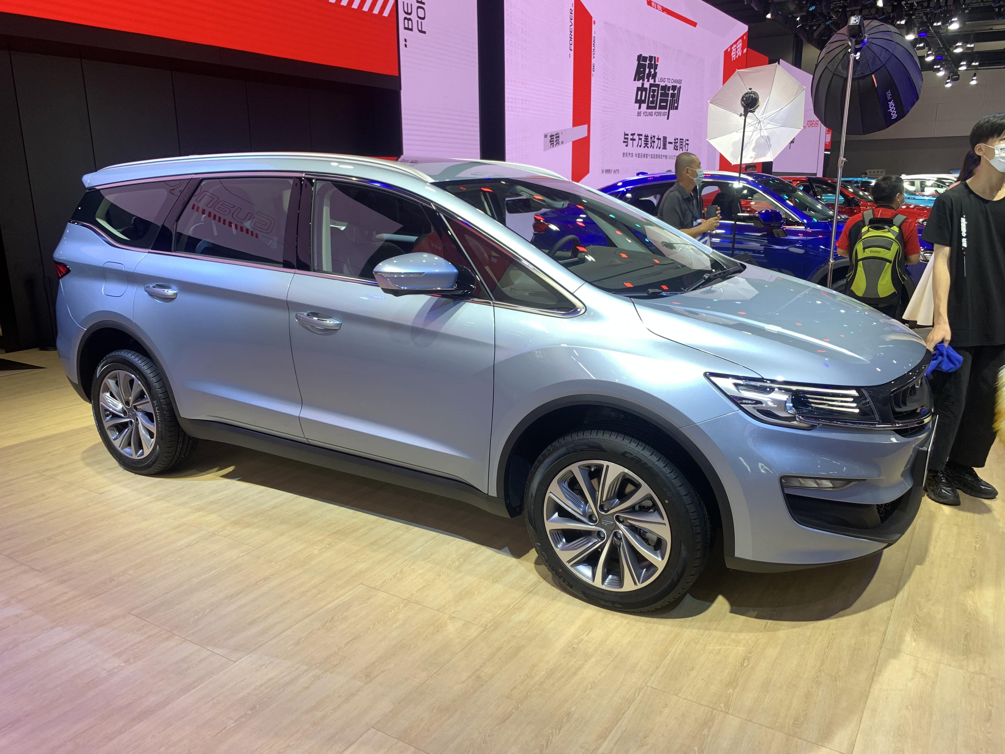 2020广州车展吉利嘉际新能源6座mpv实用性强