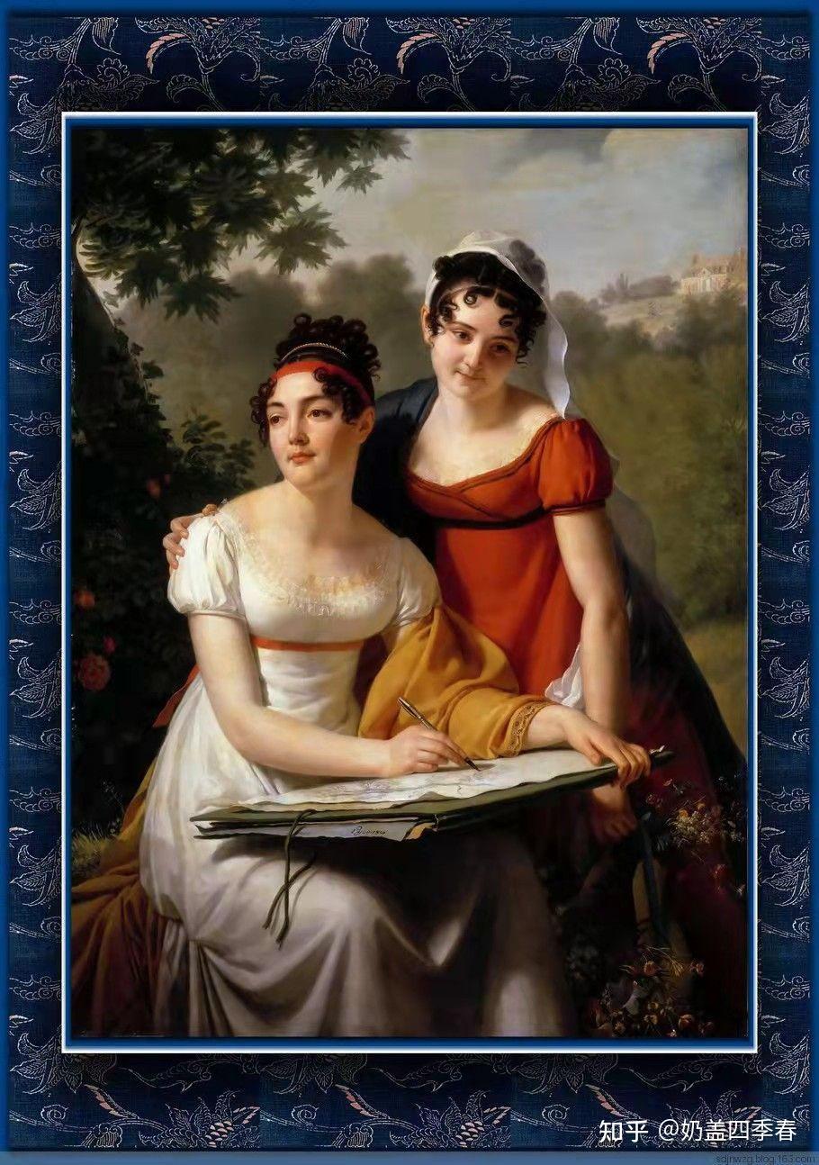 罗浮宫藏品里的油画有两个女人穿一红一白的叫什么名字? - 知乎