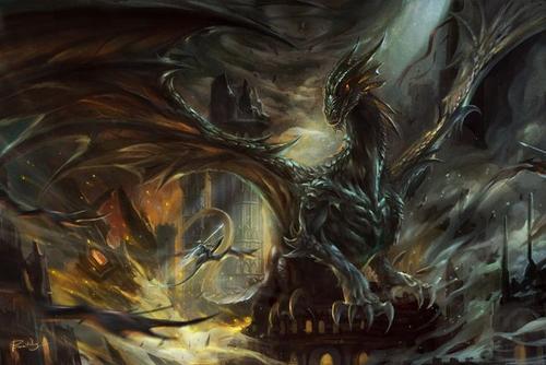 dnd龙系也能如此丰富多彩费伦大陆的外界巨龙