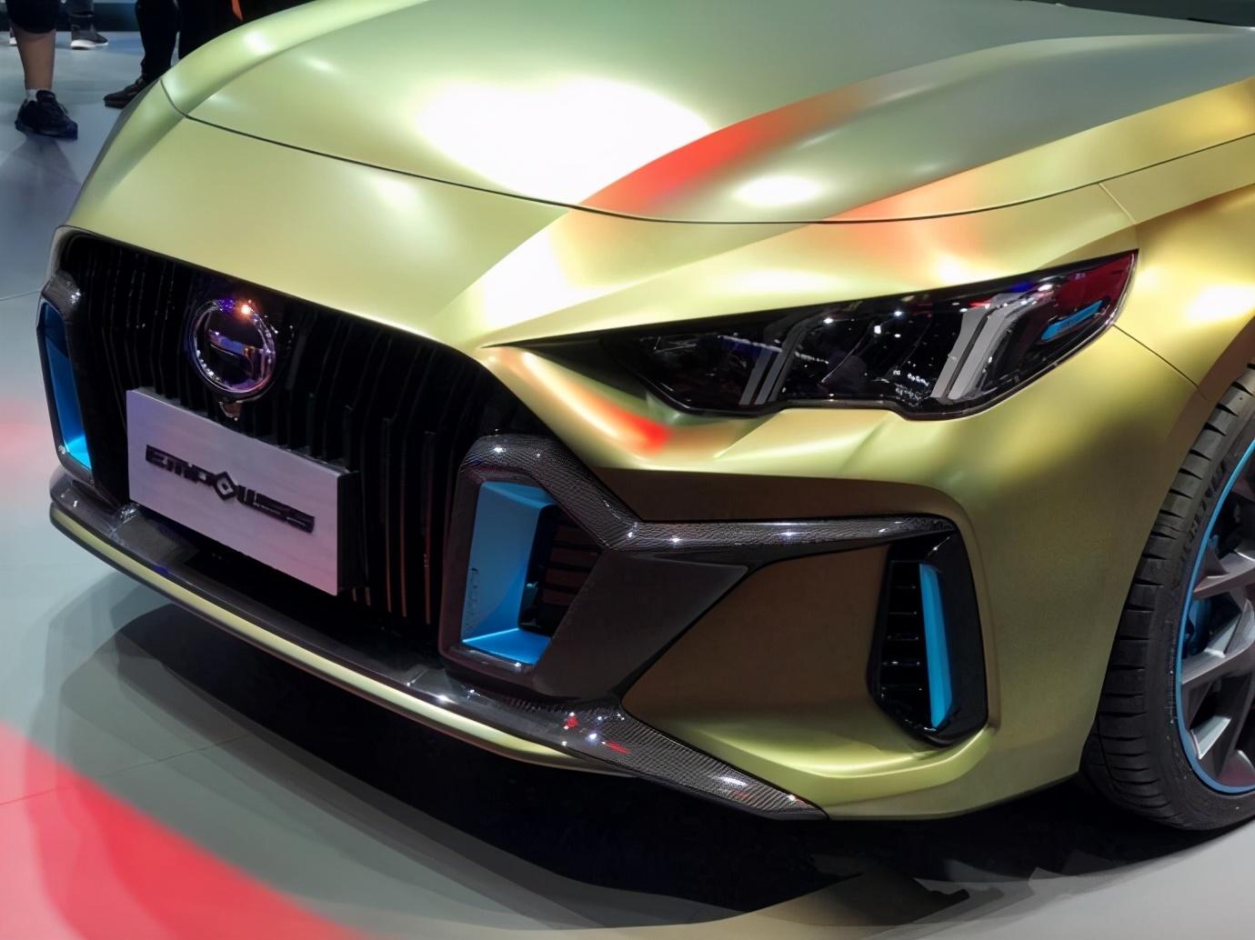 「广州车展」帅气逼人,广汽传祺全新轿跑empow55首发