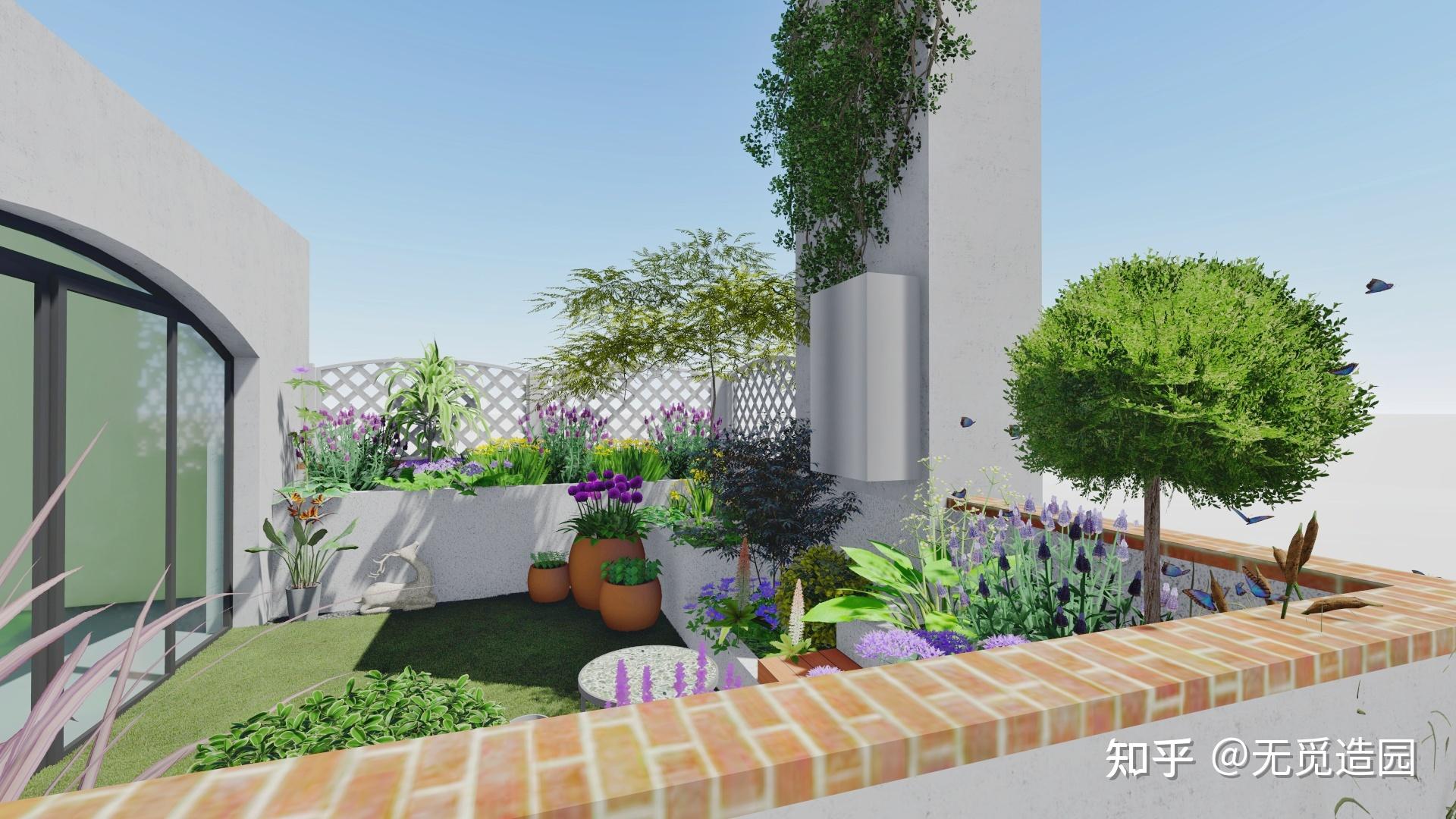 无觅造园上海一个20平别致的袖珍露台花园许你一片小天地