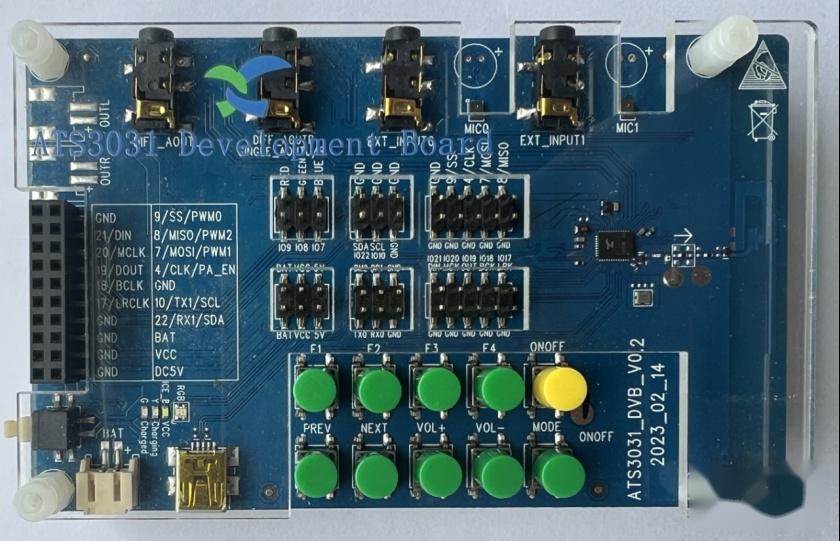 基于炬芯ats3031的单芯片soc无线麦克风解决方案支持两发一收四发一收