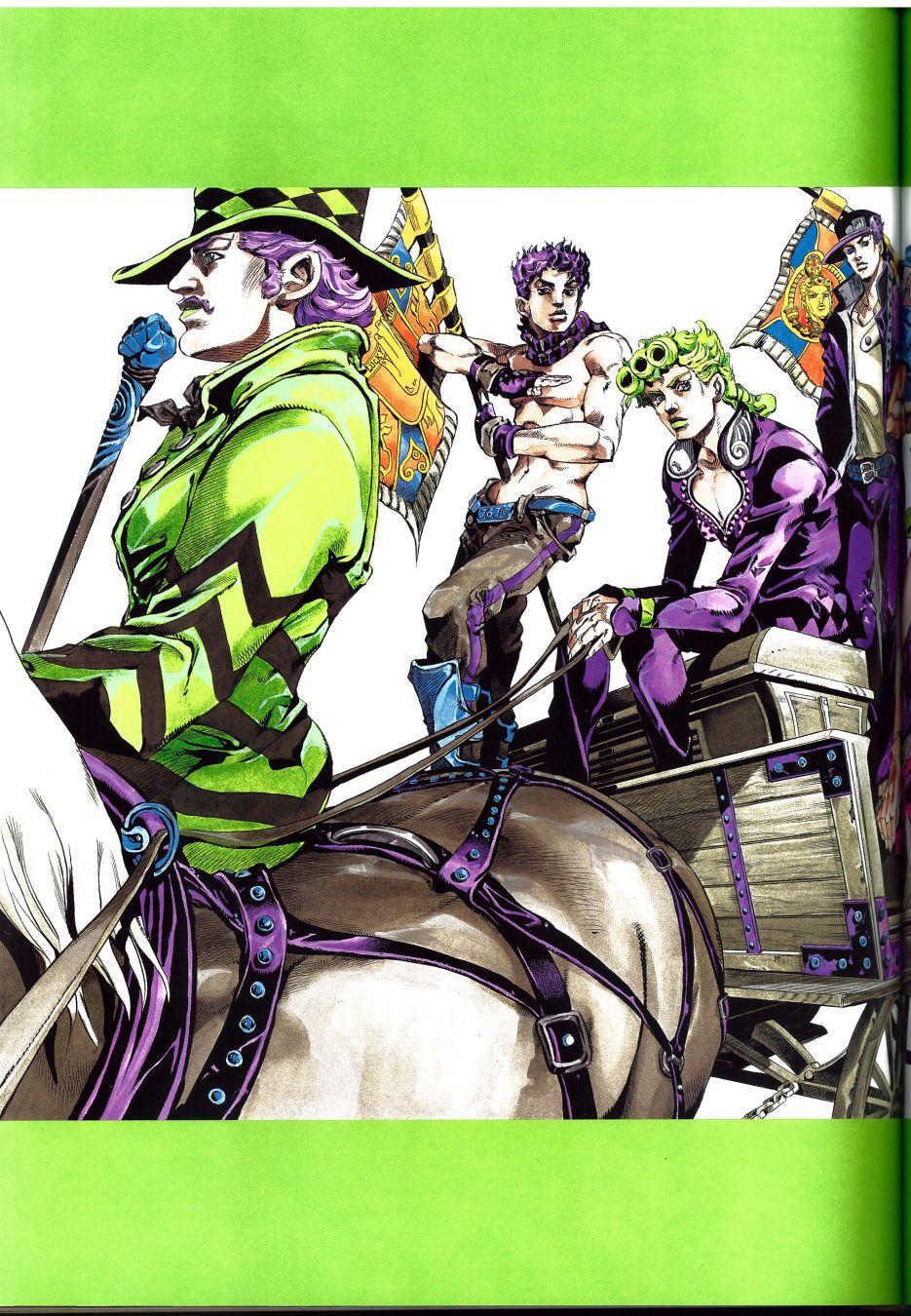 哪位大哥有这种jojo漫画的图吗