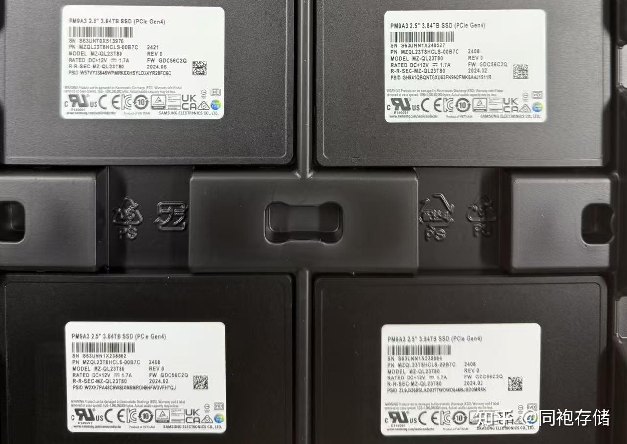 SANSUNGSamsung三星PM983a 960G U.2 PCIE3.0固态硬盘MZQLB960HBJR-00W07 全新三星 ...