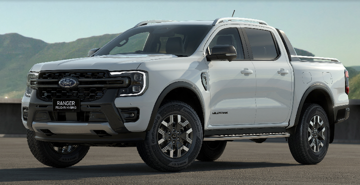 全新福特ranger插混版海外实拍23t电动机纯电续航45公里