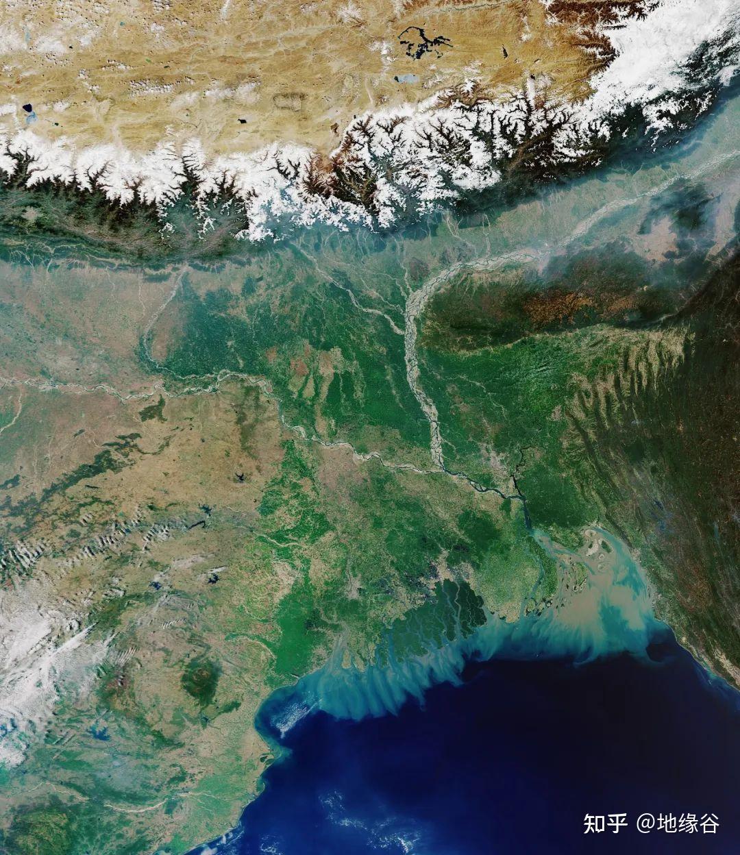 印度恒河卫星地图图片