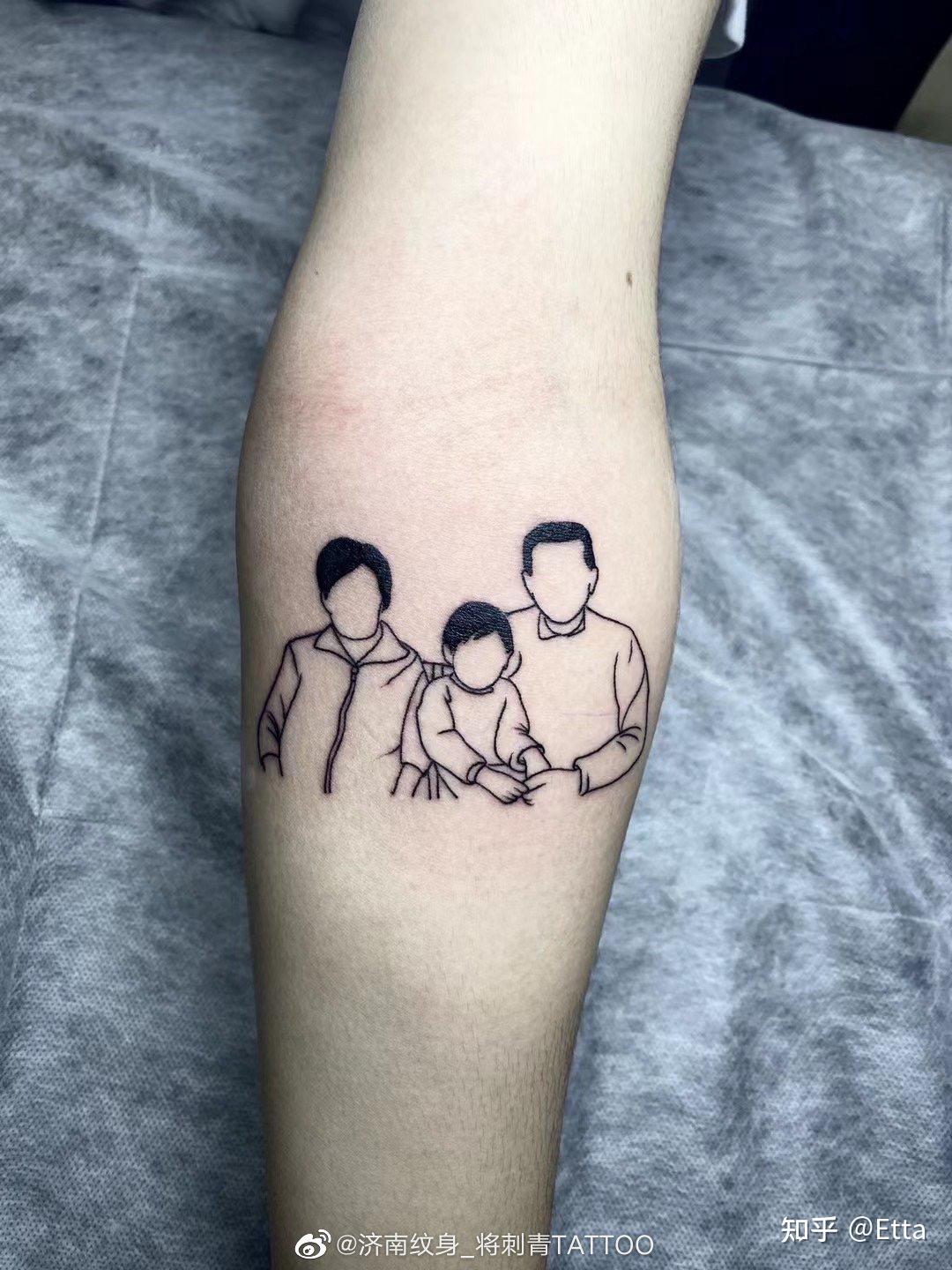 家人肖像纹身为啥国内外都不纹五官呢有啥约定俗成的禁忌吗总觉得不纹