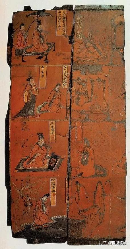 魏晋南北朝人物画列女古贤图赏析