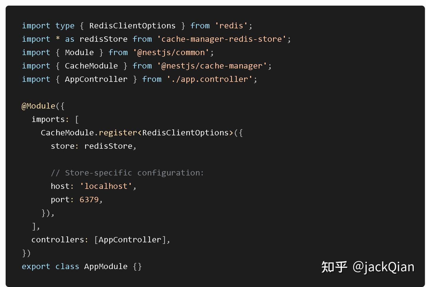 Redisstore nestjs 10 版本 使用官方的cache-manager 整合redis踩坑 - 知乎