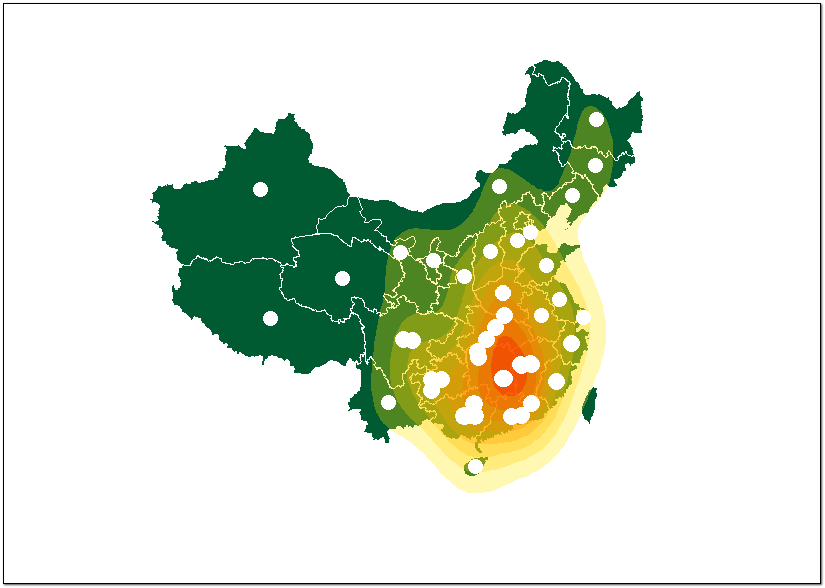 r语言可视化——ggplot绘制中心密度辐射图