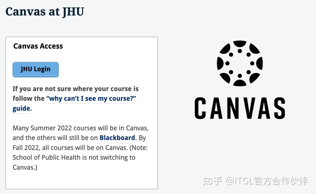 JHU将启用新学习管理系统Canvas! 知乎
