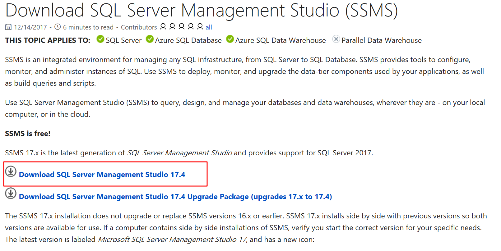 Azure sql database 