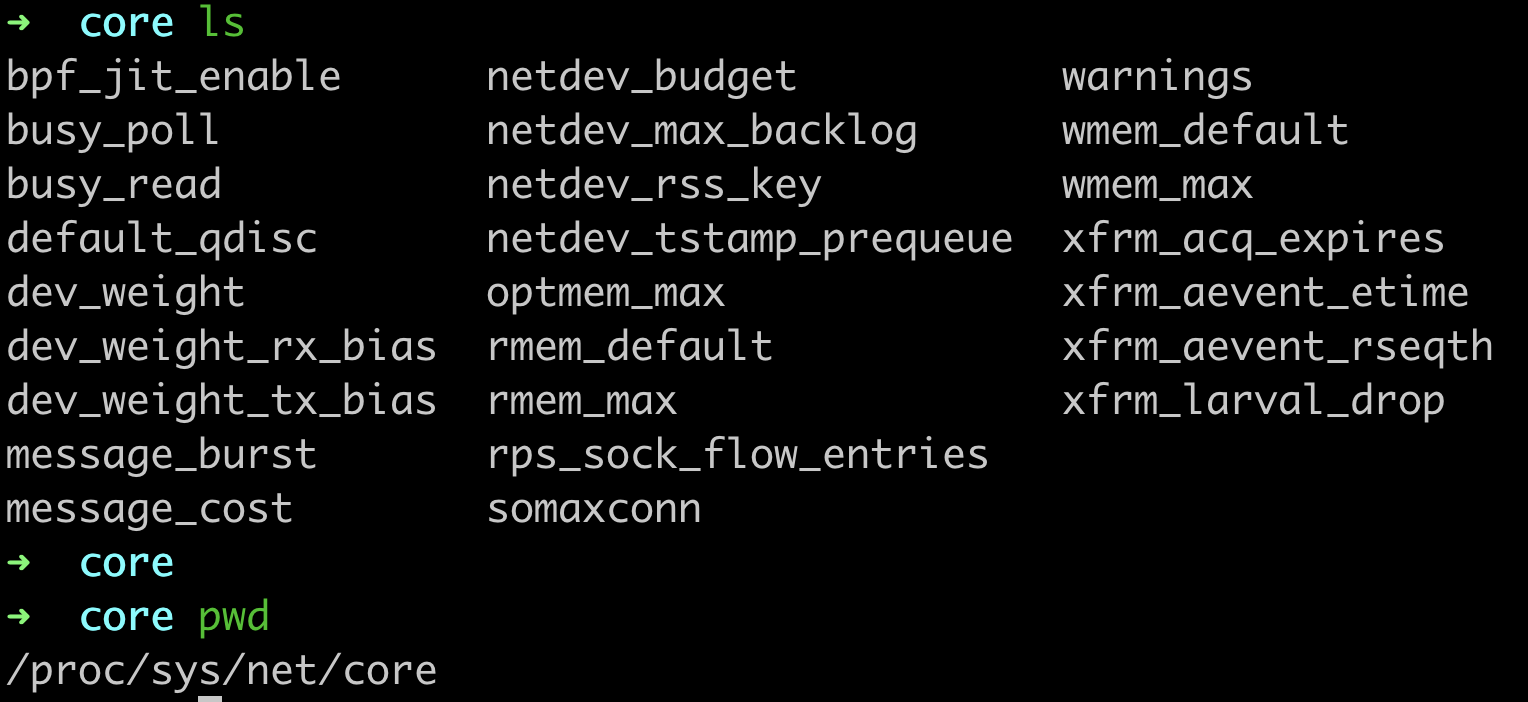 sysctl_core_init net/core 知乎