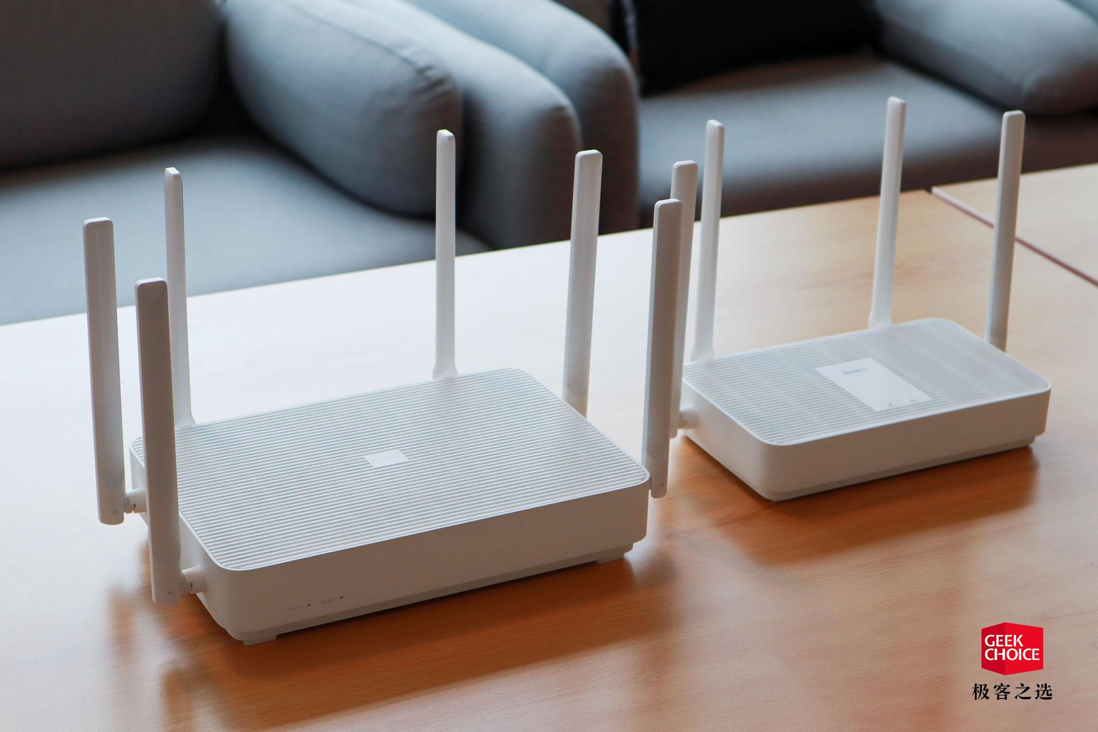 左:redmi ax6;右:redmi ax5可以发现,在今年发布