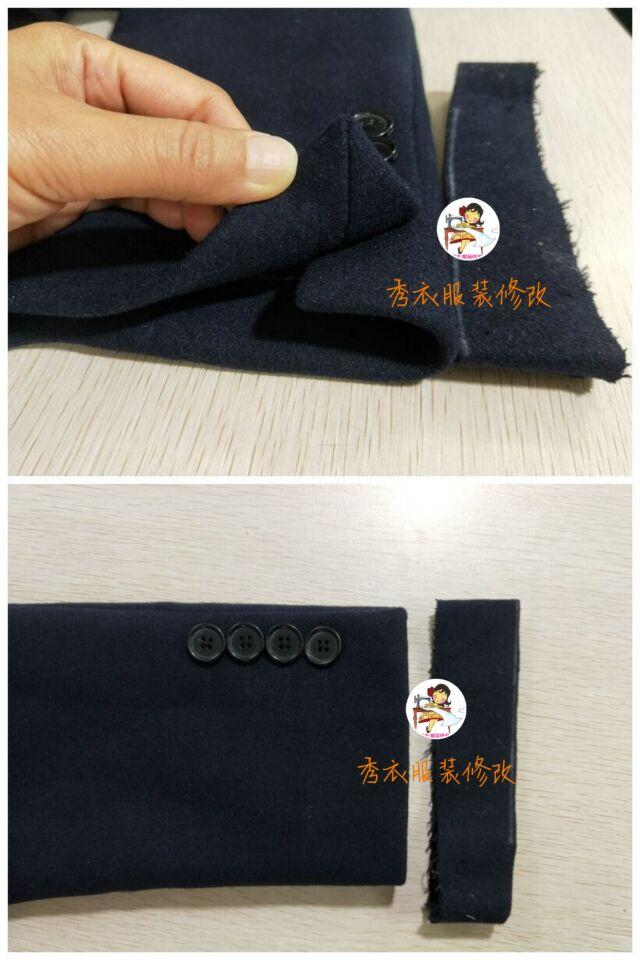 衣服袖口肥大改小窍门图片