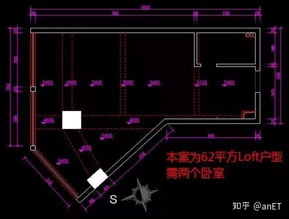 一个LOFT户型14个平面方案! !! - 知乎