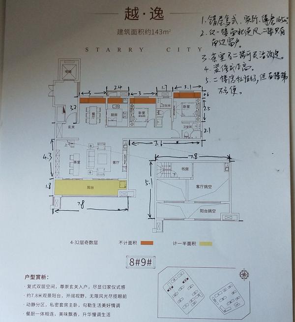 同建筑面积 140平 选复式还是平层 知乎