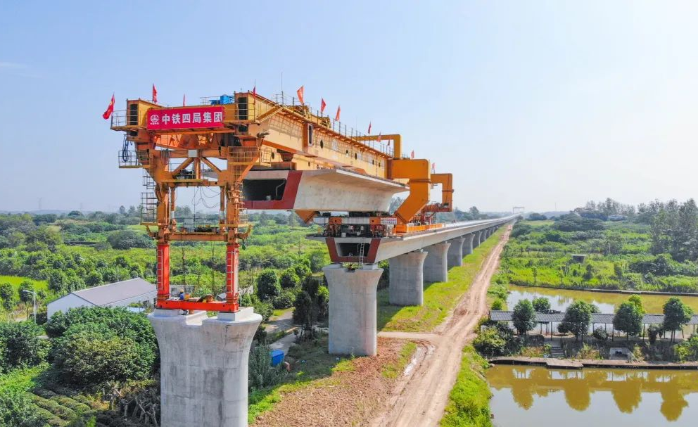 南沿江城际铁路唯一一座槽型梁施工完成 - 知乎