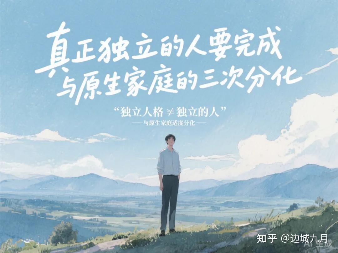 真正独立的人要完成与原生家庭的三次分化 - 知乎