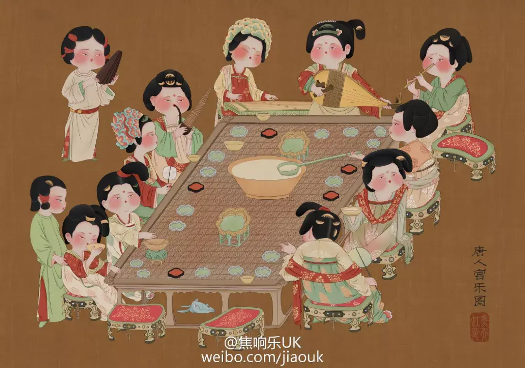 谁说瘦就是美她专画胖脸把妖怪神仙国宝画成胖萌的古风美人简直萌炸了