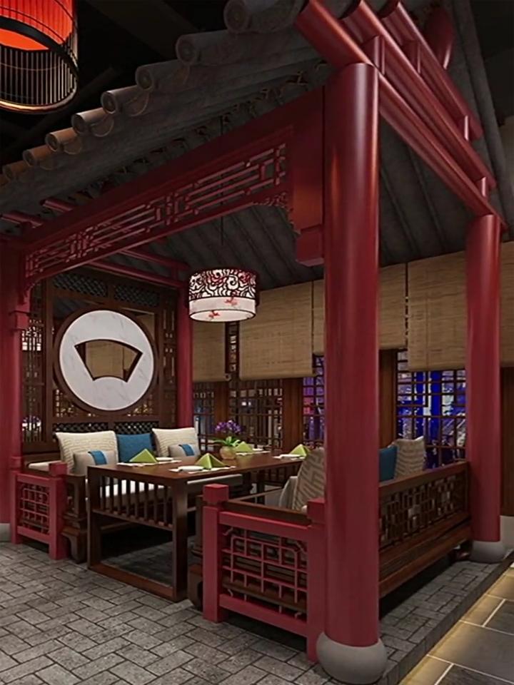 长沙新中式餐厅装修 | 3招把老气改出高级感,打造国风网红地标!湖南国湘建业餐饮店装修公司 - 知乎