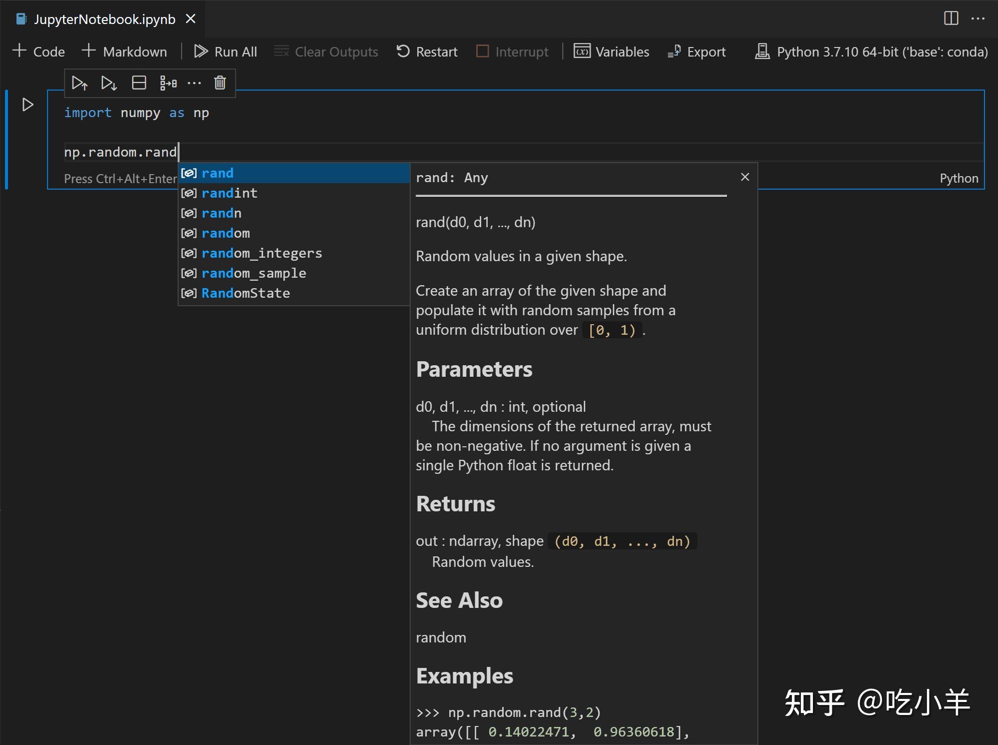Vs code jupyter notebook 