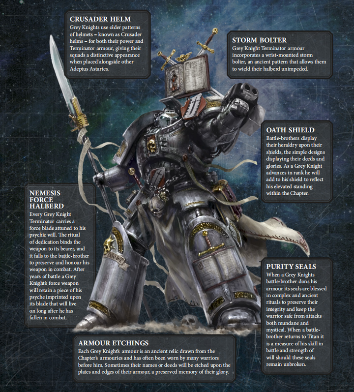 【战锤40k】灰骑士终结者——灰骑士的强大主力