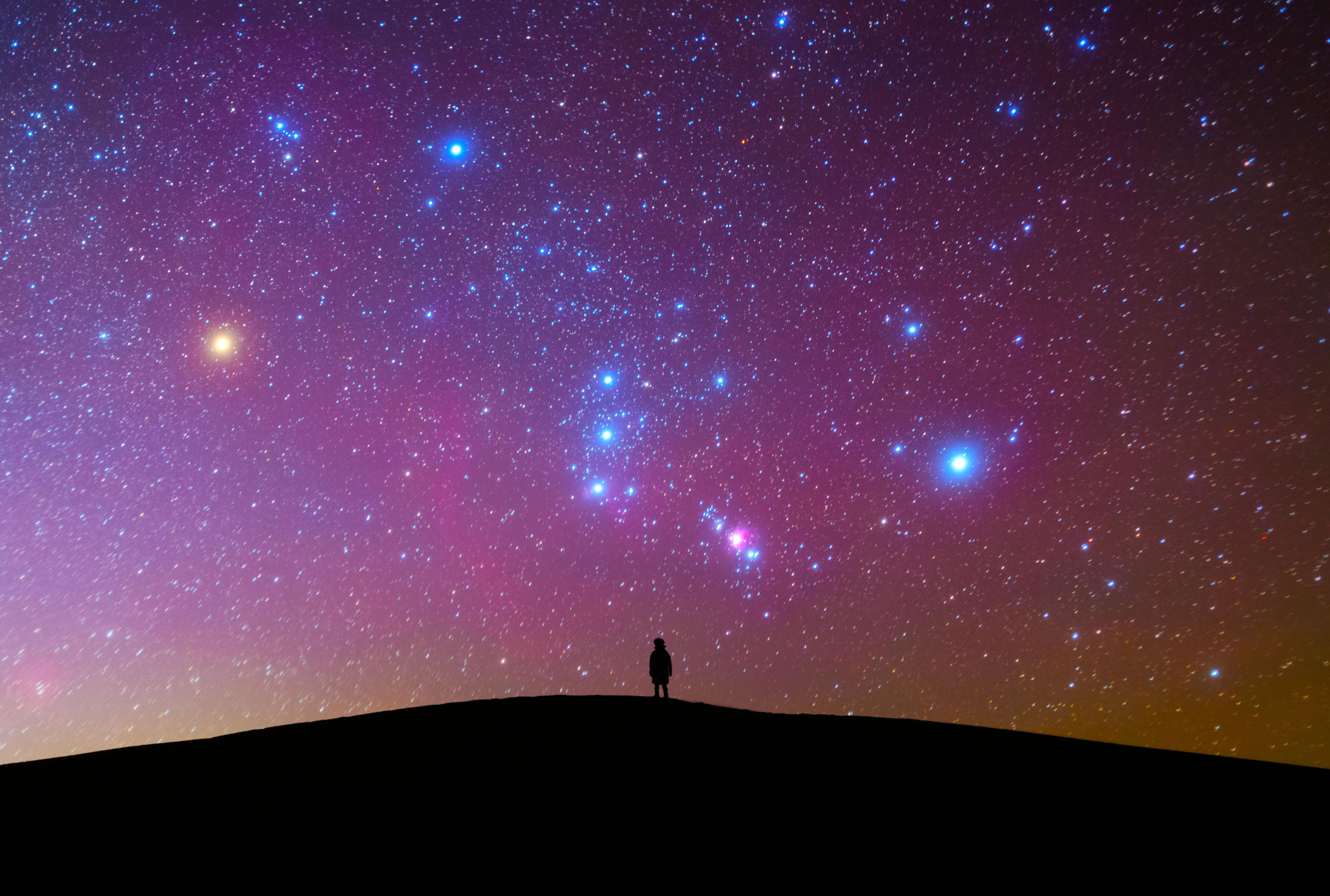 这就是大名鼎鼎的猎户座三星.
