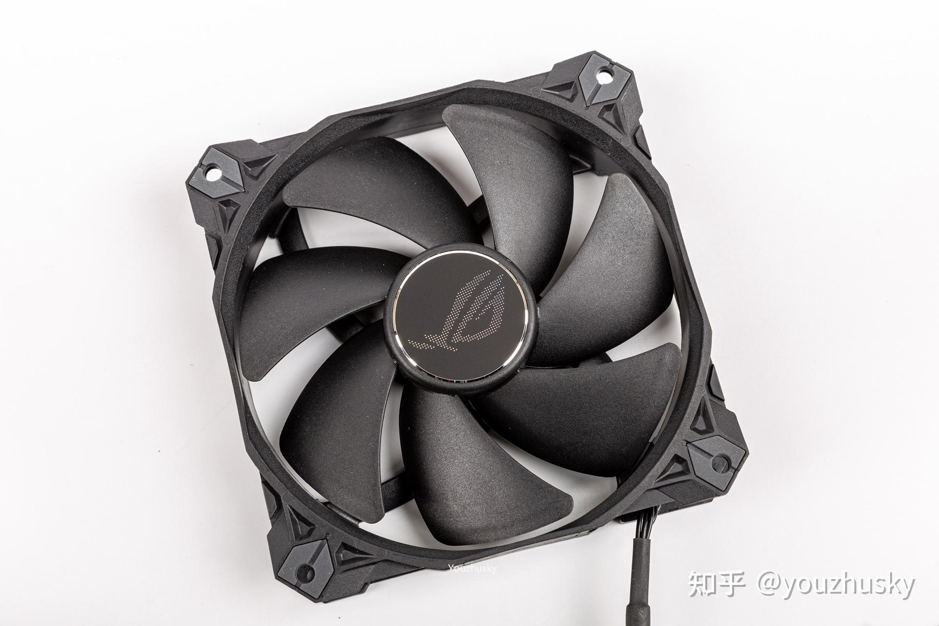 华硕asusrogstrix风神xf120新品磁悬浮静音风扇开箱试玩